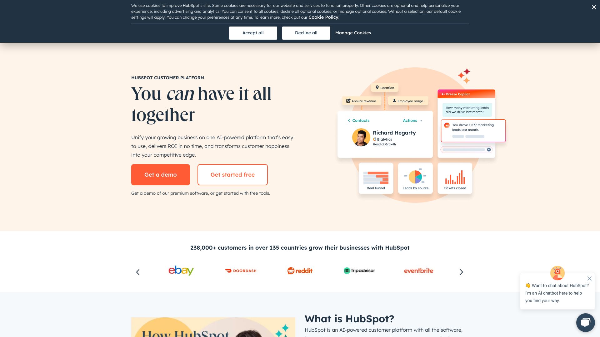 HubSpot AI preview