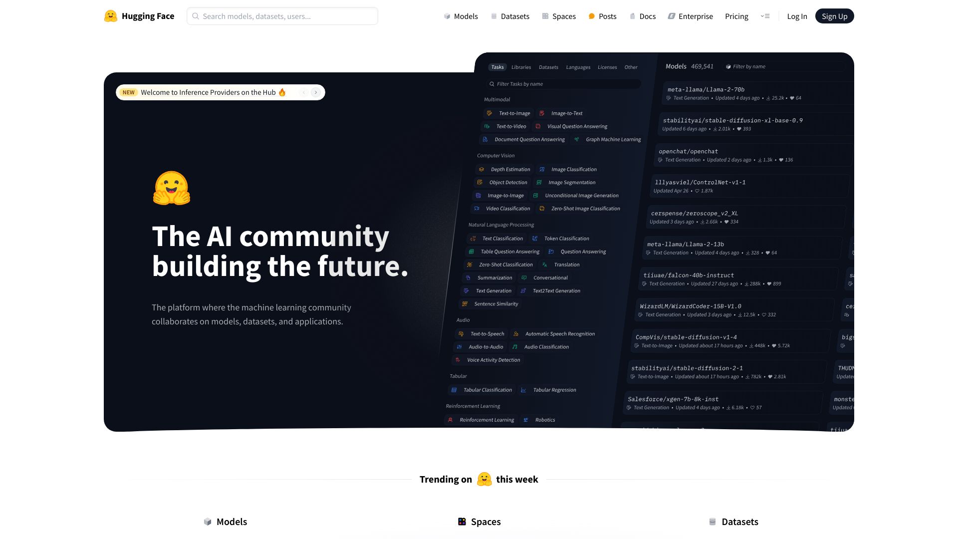 Hugging Face preview